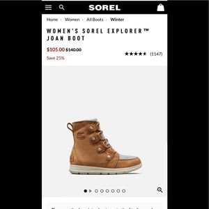 Sorel Joan explorer boot